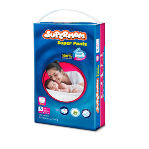 Supermom Baby Pant Diaper Small (0-8) kg Super Saver Pack 60pcs